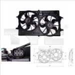 TYC Ventilator, radiator TYC 810-0019 (810-0019) - automobilus