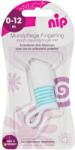 NIP Periuta de dinti antibacteriana cu ioni de argint, pentru folosire pe deget, 0-12 luni, nip 37070 (37070)