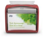 Tork Szalvéta adagoló, 16, 9x20, 1x14, 1 cm, asztalra helyezhető, N4 rendszer, Signature line, TORK Xpressnap, vörös