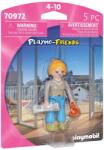 Playmobil Figurina femeie cu ziar si cafea (PM70972)