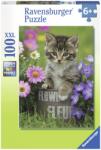 Ravensburger Pisicuta intre flori 100 (RVSPC10847) Puzzle