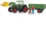Schleich Traktor pótkocsival (42608)