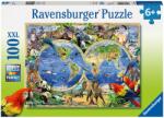 Ravensburger Animalele Lumii 100 (RVSPC10540) Puzzle