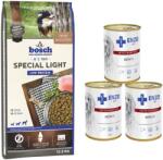 bosch Special Light 12, 5 kg + ENZO VET Hepatic pentru afecțiuni hepatice la câini 3x400 g