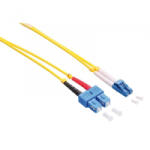 LogiLink Fiber duplex patch kábel OS2 9/125 LC-SC 3m sárga (FP0LS03)