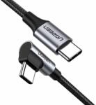 UGREEN Cablu de date UGREEN Cot, USB-C - USB-C, QC 3.0, PD, 3A, 60W, 1m, Negru