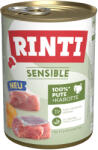 RINTI 24x400g RINTI Sensible gazdaságos csomag medves kutyatáp - Pulyka & sárgarépa