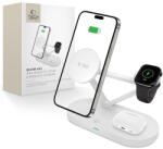 Tech-Protect Qi15w-a41 3in1 Magnetic Magsafe Vezeték Nélküli Töltő Fehér