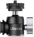 Ulanzi U60 mini állvány gömbfej, 2db vakupapucs, 2kg teherbírás (UL-2046) - mikrosat