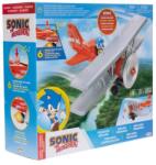 JAKKS Pacific Set de joaca Sonic - Tornado Airplane, cu figurina, 6 cm Figurina
