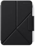 PITAKA MagEZ Folio 2 Case - магнитен полиуретанов кейс с поставка за iPad mini 7 (2024), iPad mini 6 (2021) (черен)