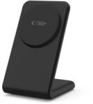 Tech-Protect Statie de incarcare 2 in 1 TECH-PROTECT A38 Magnetic, Compatibila MagSafe, Wireless Charge, 15W, Cablu USB-C 1m inclus, Negru (5906302372195)