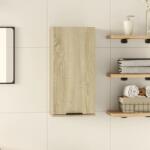 vidaXL sonoma tölgy fali fürdőszobaszekrény 32 x 20 x 67 cm (849654)