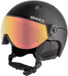 SINNER Sí/snowboard sisak Sinner Titan Visor, matt fekete, M M fekete