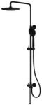 Lavita Orion zuhany készlet fal trópusi zuhany opcióval fekete 5900378346166 (5900378346166)