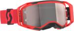 SCOTT Prospect 2.0 motocross szemüveg piros-fekete, ezüst plexivel