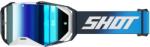 Shot Lite Solid motocross szemüveg kék, kék irídium plexivel