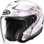 HJC Casca moto open HJC i31 Iona MC8 alb-violet (HJC193008)