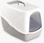 MPS Buffy fedett macskatoalett szénszűrővel (Szürke | 54 x 38.5 x 38 cm)