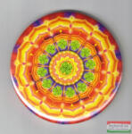 Merkúr-Uránusz Alkotóműhely Kft Szerencse mandala - hűtőmágnes (Ø 6cm) kör forma