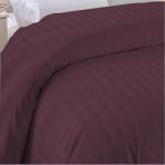 HomePuls Cearsaf de pilota 2 persoane Damasc Bumbac 100% tip Hotel cu dunga 1 cm, 180x220 cm, Mov