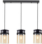 Viokef Lighting Betty borostyán-fekete függesztett lámpa (VIO-4304900) E27 3 izzós IP20 (4304900)