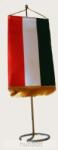  Asztali nemzeti zászló króm zászlótartóval