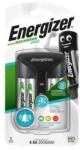 Energizer Elemtöltő, AA ceruza/AAA mikro, 4x2000 mAh AA (előtöltött), kijelzővel, ENERGIZER Pro - oneclick