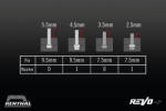 Renthal Cycle revo pds03 csap és alátét készlet RENTHAL CYCLE Bicikli Kerékpár alkatrészek Kerékpár pedálok
