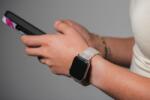 Forcell F-Design FA4 márványmintás csereszíj Apple Watch 42 / 44 / 45 / 49 mm - fehér