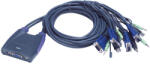 ATEN CS64US 4-Port USB VGA/Audio Cable KVM Switch (0, 9m, 1, 2m) (CS64US) - mzona