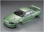 Killerbody karosszéria 1: 10 Nissan Skyline R34 zöld