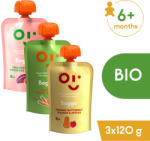 Beggs BIO Gyümölcs és zöldség bébiétel mix (3x 120 g)