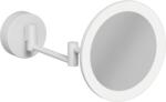 Kludi Vela R oglindă cosmetică 20.2x20.2 cm rotunde cu iluminare alb 5899553W (5899553W)