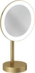 Kludi Vela R oglindă cosmetică 20.2x35.5 cm rotunde cu iluminare auriu 58995N0F (58995N0F)