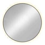 Baltica Design Tiny Border Bright oglindă 100x100 cm rotund cu iluminare auriu 5904107911076 (5904107911076)
