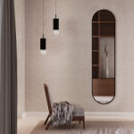 Baltica Design Tiny Border Pastille oglindă 50x100 cm oval negru 5904107924366 (5904107924366)