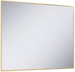 Elita Sharon Square oglindă 100x80 cm dreptunghiular cu iluminare auriu RE061003015570 (RE061003015570)