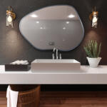 Baltica Design Bright Stain I oglindă 100x72 cm cu iluminare argint 5904107916927 (5904107916927)