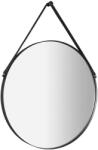 SAPHO Orbiter oglindă 50x50 cm rotund negru ORT050 (ORT050)