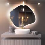 Baltica Design Bright Stain III oglindă 90x77 cm cu iluminare auriu 5904107920610 (5904107920610)