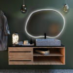 Baltica Design Bright Stain II oglindă 90x64 cm cu iluminare argint 5904107919706 (5904107919706)