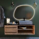 Baltica Design Bright Stain II oglindă 60x43 cm cu iluminare auriu 5904107919799 (5904107919799)