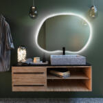 Baltica Design Bright Stain II oglindă 90x64 cm cu iluminare alb 5904107919355 (5904107919355)