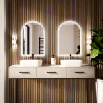 Baltica Design Tiny Border Pastille Cut oglindă 60x180 cm cu iluminare alb 5904107929422 (5904107929422)