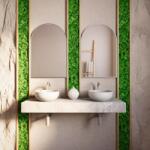 Baltica Design Tiny Border Pastille Cut oglindă 80x140 cm argint 5904107924892 (5904107924892)