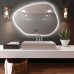 Baltica Design Bright Stain I oglindă 60x43 cm cu iluminare alb 5904107918532 (5904107918532)