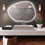 Baltica Design Bright Stain I oglindă 80x57 cm cu iluminare alb 5904107918600 (5904107918600)