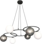 Emibig Libra lampă suspendată 6x10 W alb-negru-grafit 1382/6 (13826)