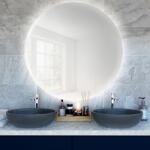 Baltica Design Bright oglindă 80x80 cm rotund cu iluminare 5904107913513 (5904107913513)